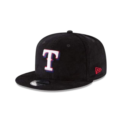 Sapca New Era Texas Rangers MLB Corduroy 9FIFTY Snapback - Negrii